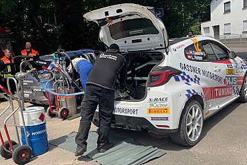 Erster E-FUEL Einsatz in der Deutschen Rallye-Meisterschaft
