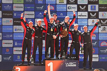 Platz eins bis vier für Toyota Gazoo Racing bei der „Rally Islas Canarias“