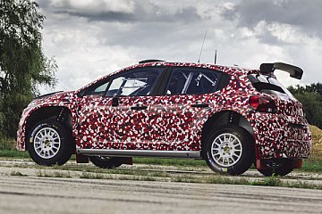 Erste Entwicklungstests für Citroën C3 R5
