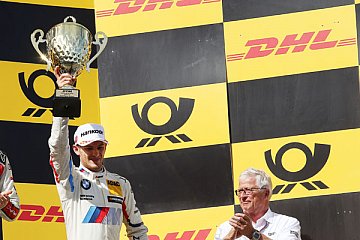 Podestplatz für Wittmann beim 100. DTM-Rennen von BMW
