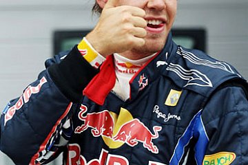 Daumen hoch für die Meisterschaft bei Vettel