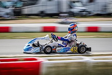 Maximilian Schleimer schließt ADAC Kart Masters als Dritter ab