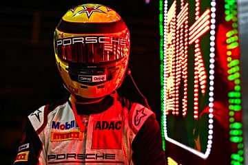 Bamber vor dem Rennen