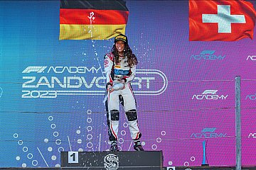 Sieg für Carrie Schreiner bei F1 Academy in Zandvoort