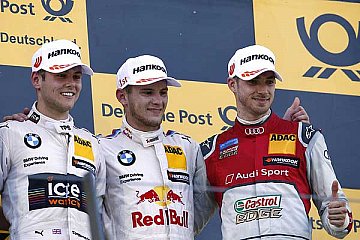 Tom Blomqvist, Marco Wittmann und Edoardo Mortara