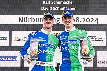 Ralf und David Schumacher holten im Prototype Cup Germany einen Doppelsieg - Foto: ADAC