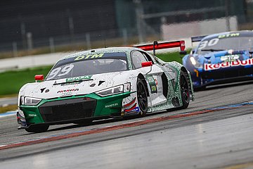 Sophia Flörsch (Audi, ABT Sportsline) vor Liam Lawson (Ferrari, Red Bull AF Corse) - Foto: DTM