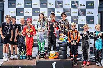 Siegerpodium der Minis