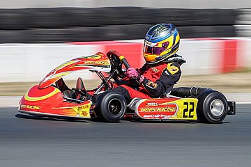 Nees Racing in Mülsen auf ADAC Kart Masters-Titelkurs