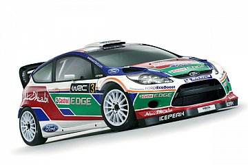 Lackierung des Fiesta RS WRC präsentiert