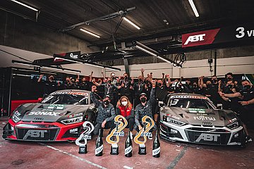 Team ABT Sportsline feiert Doppelsieg in Zolder