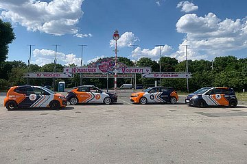 Gelungene Automobilslalom-Action beim ACV SE Cup in Nürnberg