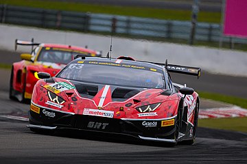 Clemens Schmid im GRT Lamborghini Huracán GT3 EVO2 #63 - Foto: Axel Weichert