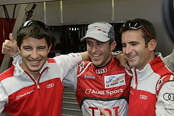 Audi R18 TDI beim Debüt auf ersten drei Startplätzen