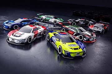 #RaceHome: Audi-Piloten fahren virtuelle Rennen für guten Zweck