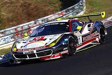 Zwei Wochenspiegel-Ferrari in der Eifel