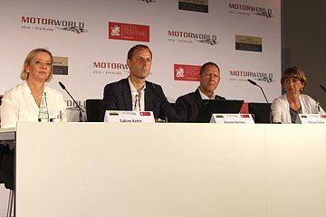Die Verantwortlichen bei der Pressekonferenz am heutigen Donnerstag