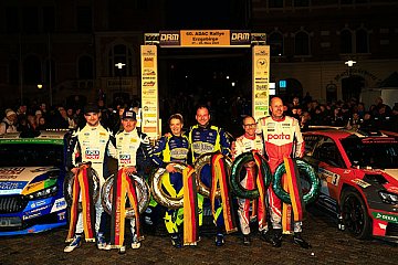 Die Top-Drei der 60. ADAC Rallye Erzgebirge - Foto: ADAC