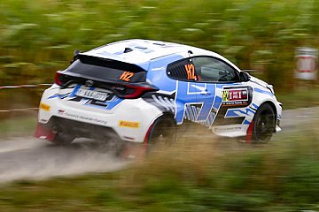 Toyota GR Yaris H2 unterwegs in Belgien