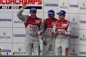 Die AUdi-Piloten auf dem Podium