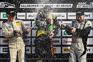 PRTC-Podium nach Rennen 2: Dirk Ehlebracht, Sanel Cehic und Alexander Hill - Foto: Pfister-Racing GmbH