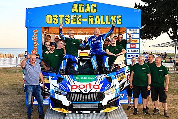 Dennis Rostek gewinnt die ADAC Ostsee-Rallye