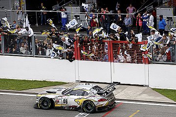 Zieleinlauf für den 2015er Sieger in Spa. - Foto: BMW