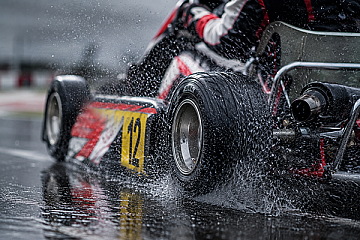 Kartsport im Regen – Darauf kommt es bei nassen Bedingungen an