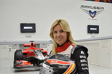 Nach Unfall: Maria De Villota verliert ihr rechtes Auge