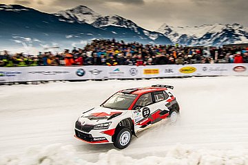Fabian Kreim gewinnt ,Ice Race of Champions’ von SKODA