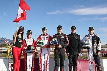 Thomas Preining, Maximilian Hofer, Niki Laa, Florian Janits und Simon Wagner