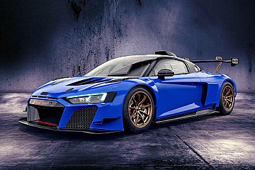 Audi R8 LMS GT2 Nogaroblau - Foto: Audi