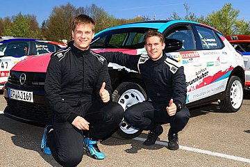Arwed und Aaron Jungnickel gewinnen den Auftakt zum ADAC Rallye Junior Cup - Foto: DRC