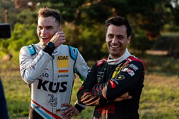 Laurin Heinrich und Clemens Schmid (l-r) entschieden die Rallye-Competition für sich - Foto: ADAC