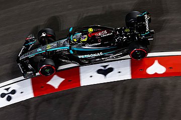 Lewis Hamilton Tagesschnellster in Las Vegas