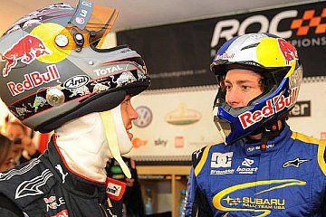 Stunt-Star Travis Pastrana beim Race Of Champions