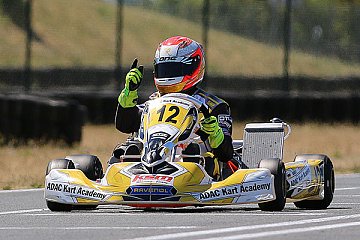 Fabio Rauer baut Gesamtführung in der ADAC Kart Academy aus