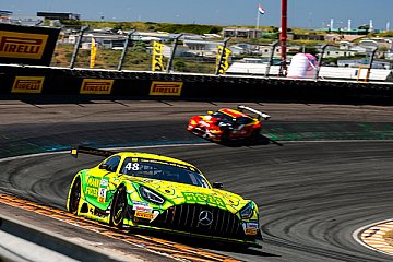 Das „Mamba-Design“ am Mercedes-AMG GT3 von Maro Engel ist ein echter Hingucker - Foto: ADAC