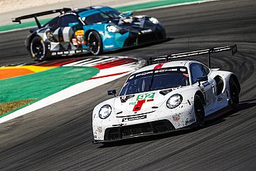 Porsche mit GTE-Pro-Pech in Portimão und Platz zwei in der GTE-Am-Wertung