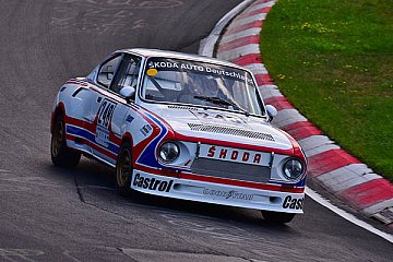 Der gern als ,Porsche des Ostens' bezeichnete SKODA 130 RS startet im Rahmen des AvD-Oldtimer-Grand Prix bei der ,HTGT um die Dunlop Trophy' - Foto: Skoda