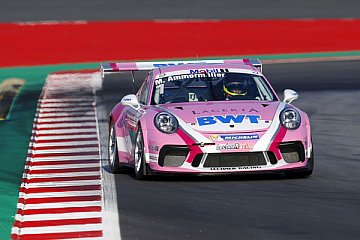 Michael Ammermüller im Porsche Supercup in Barcelona - Foto: Porsche AG