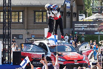 Heimsieg für Flying Finn Pajari bei Rallye Finnland