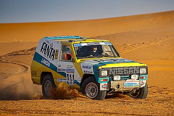 Nissan lässt Fahrzeug von Paris-Dakar 1987 auferstehen