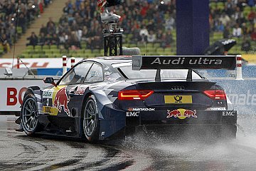 Ein Regenschauer sorgte am Ende für Wet Race-Bedingungen