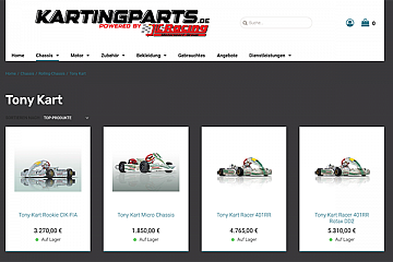 KARTINGPARTS.de bietet einen neuen Onlineshop für Karts und Zubehör