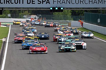 GT3 Revival mit toller Show in Spa