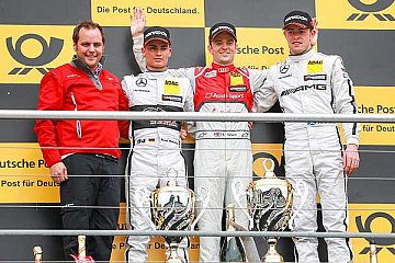 Pascal Wehrlein, Jamie Green und Paul Di Resta