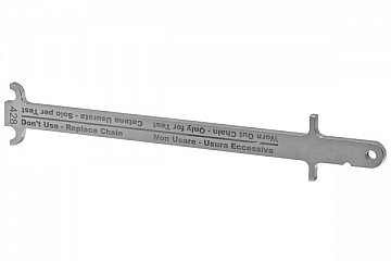 Kettenverschleiß-Lehre für 428er Kette - Foto: Wildkart