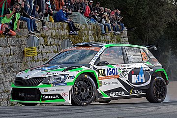 Private SKODA-Teams feiern Doppelsieg in der WRC 2-Kategorie