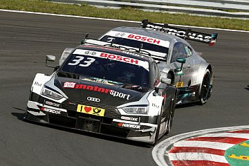 René Rast auf dem AUDI RS5 DTM - Foto: DTM